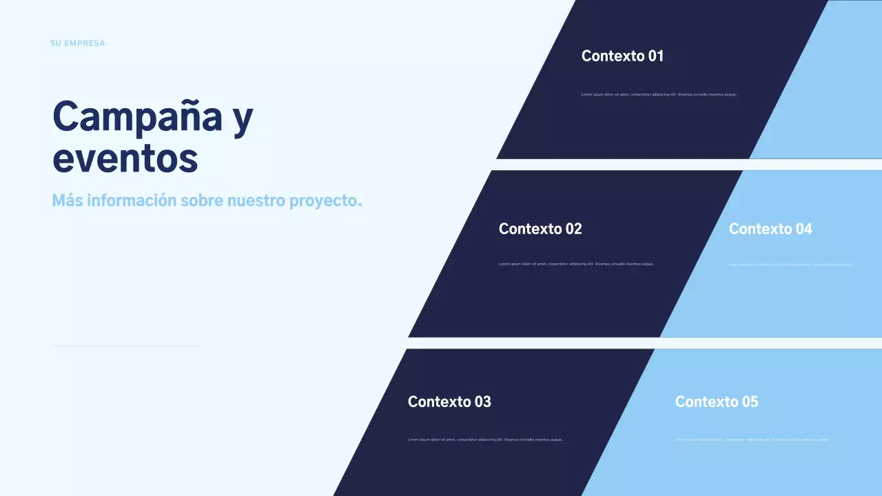 plan de marketing blue modern