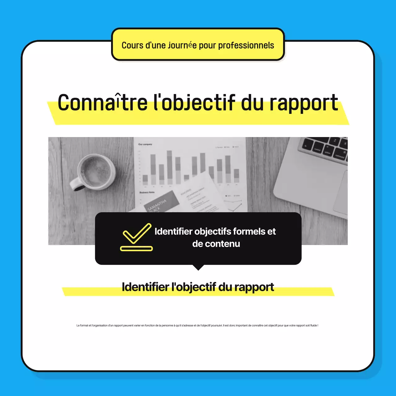 Promouvoir le matériel de formation bleu clair et propre