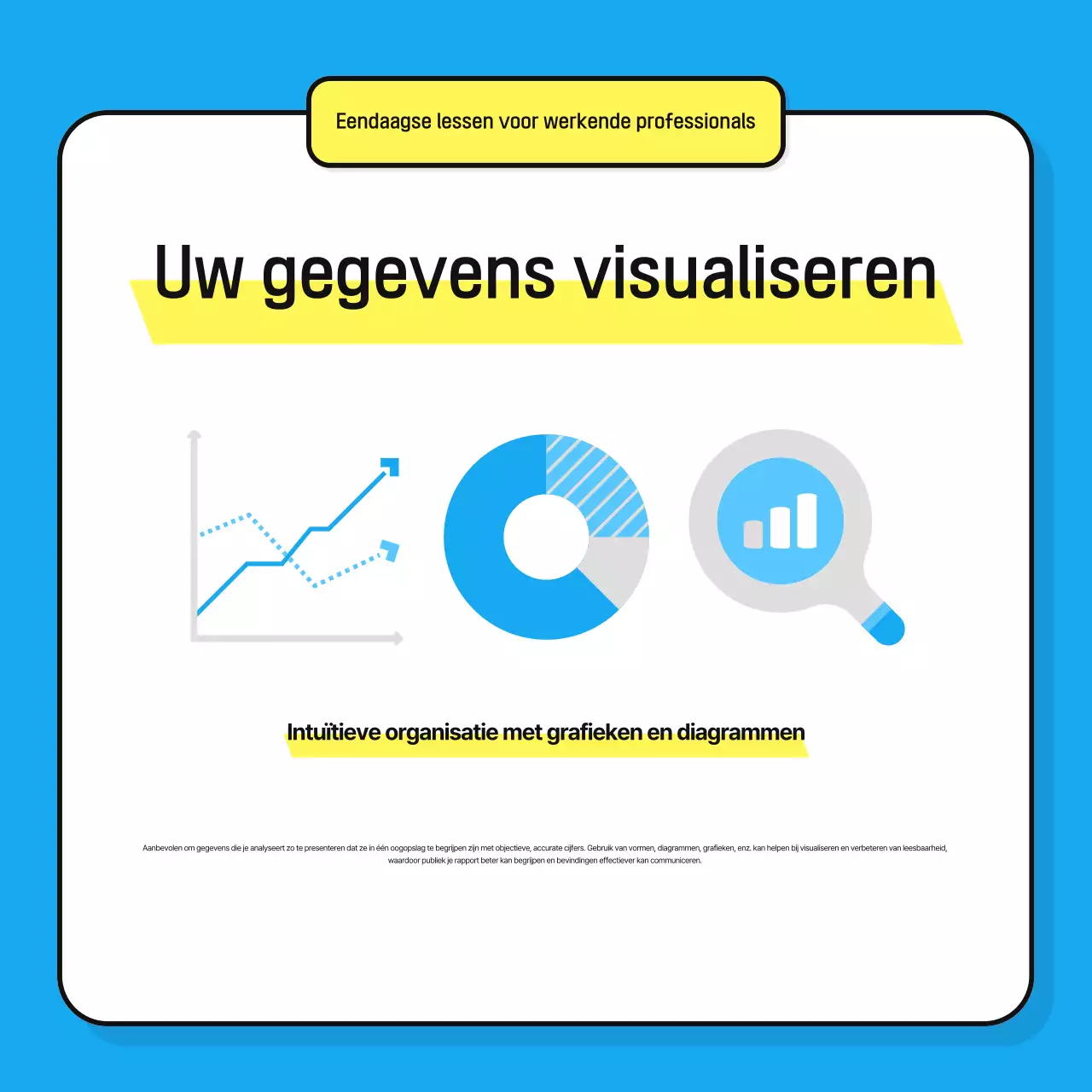 Lichtblauw schoon trainingsmateriaal promoten