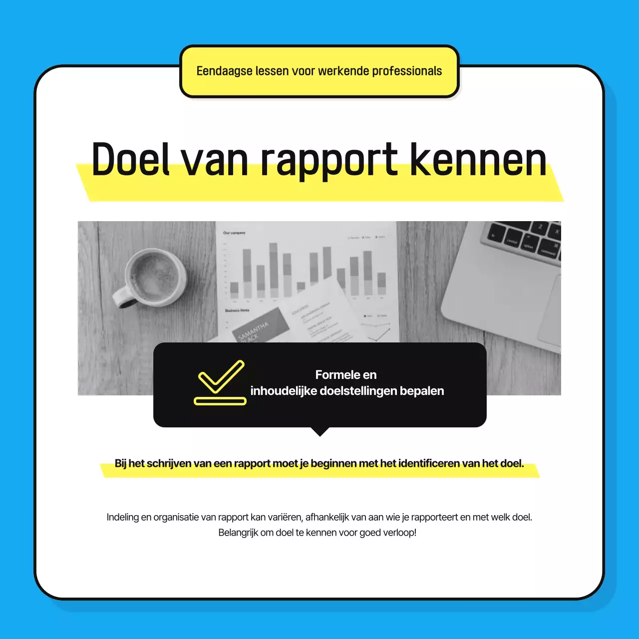 Lichtblauw schoon trainingsmateriaal promoten