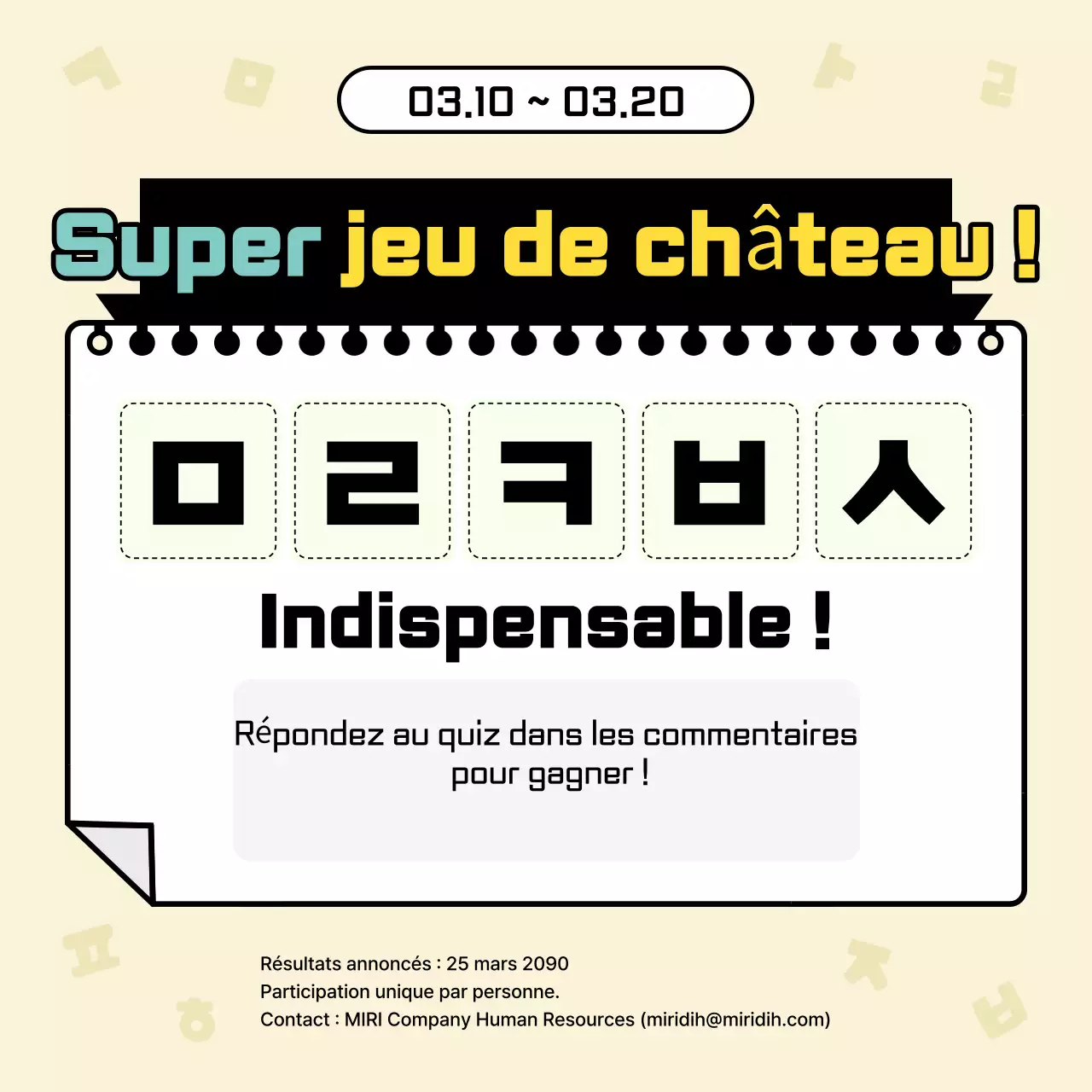 Événement annuel "Clean Games