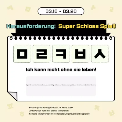 Jährliche Veranstaltung "Saubere Spiele