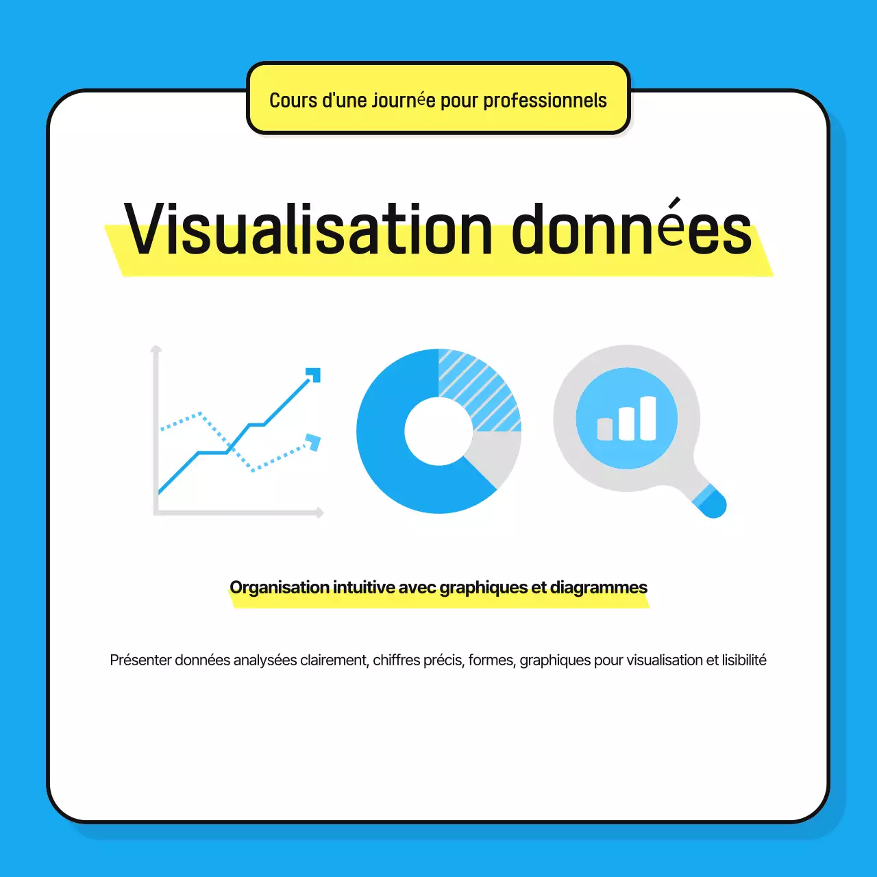 Promouvoir le matériel de formation bleu clair et propre