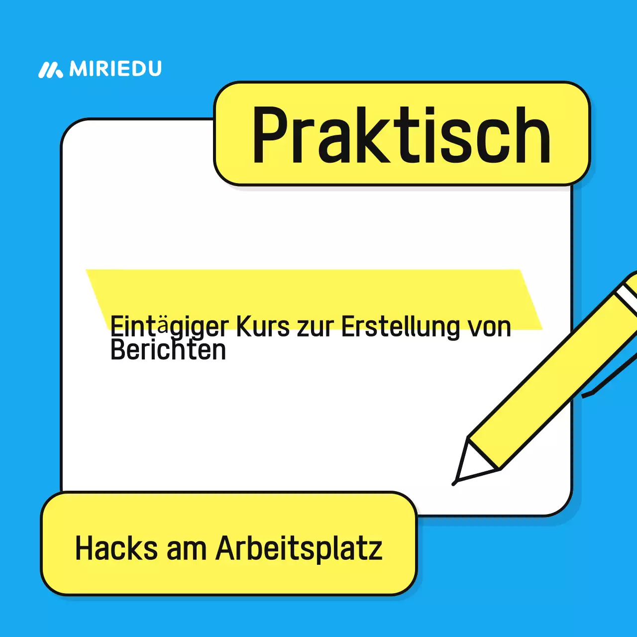 Förderung von hellblauem, sauberem Schulungsmaterial