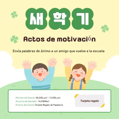 Actos anuales de vuelta al cole