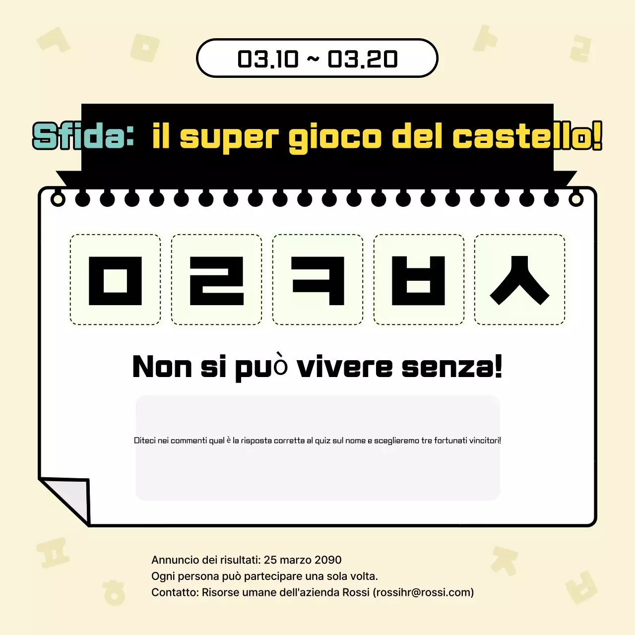 Evento annuale dei Giochi Puliti