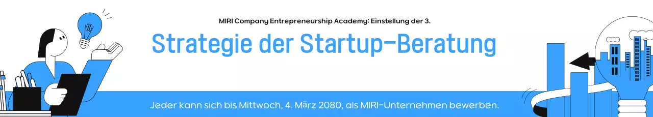 Blue Modern Startup Personalbeschaffung