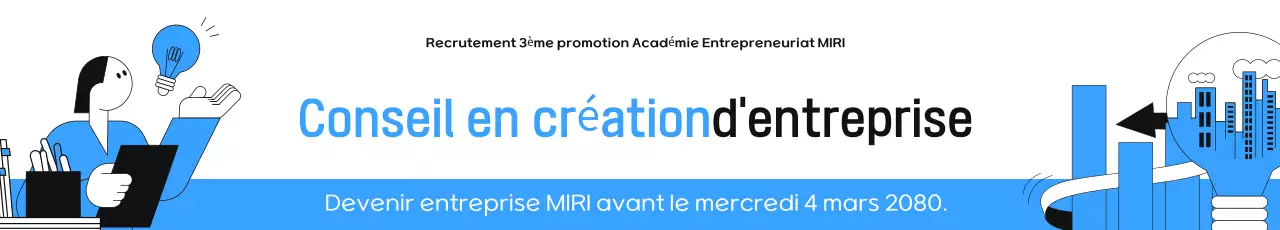 Blue Modern Startup Recrutement