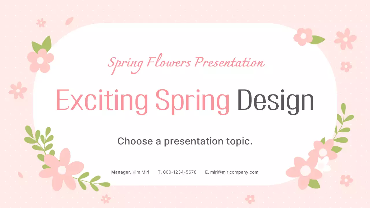 Perencana latar belakang bunga musim semi yang merah muda dan cantik