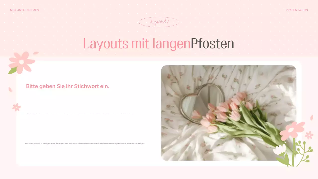 Rosa und hübsche Frühlingsblumen als Hintergrund für den Planer