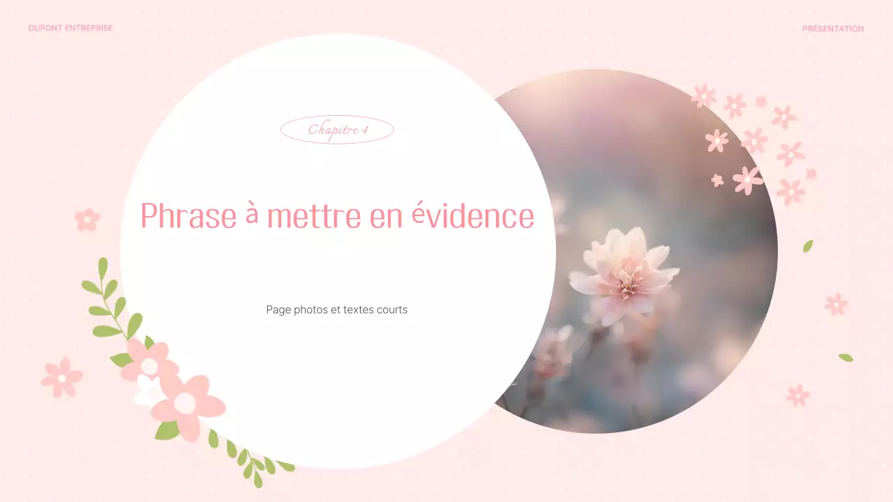 Planificateur d'arrière-plan floral rose et joli printemps