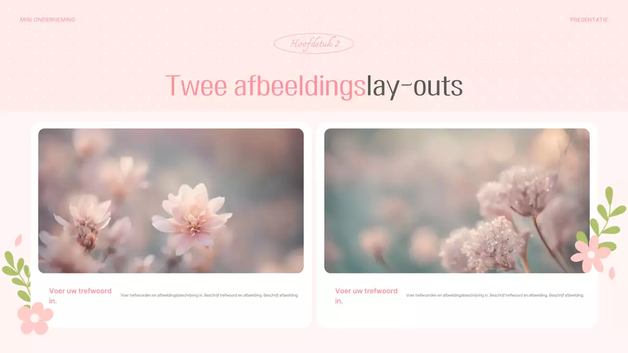 Roze en mooie lentebloemen achtergrondplanner