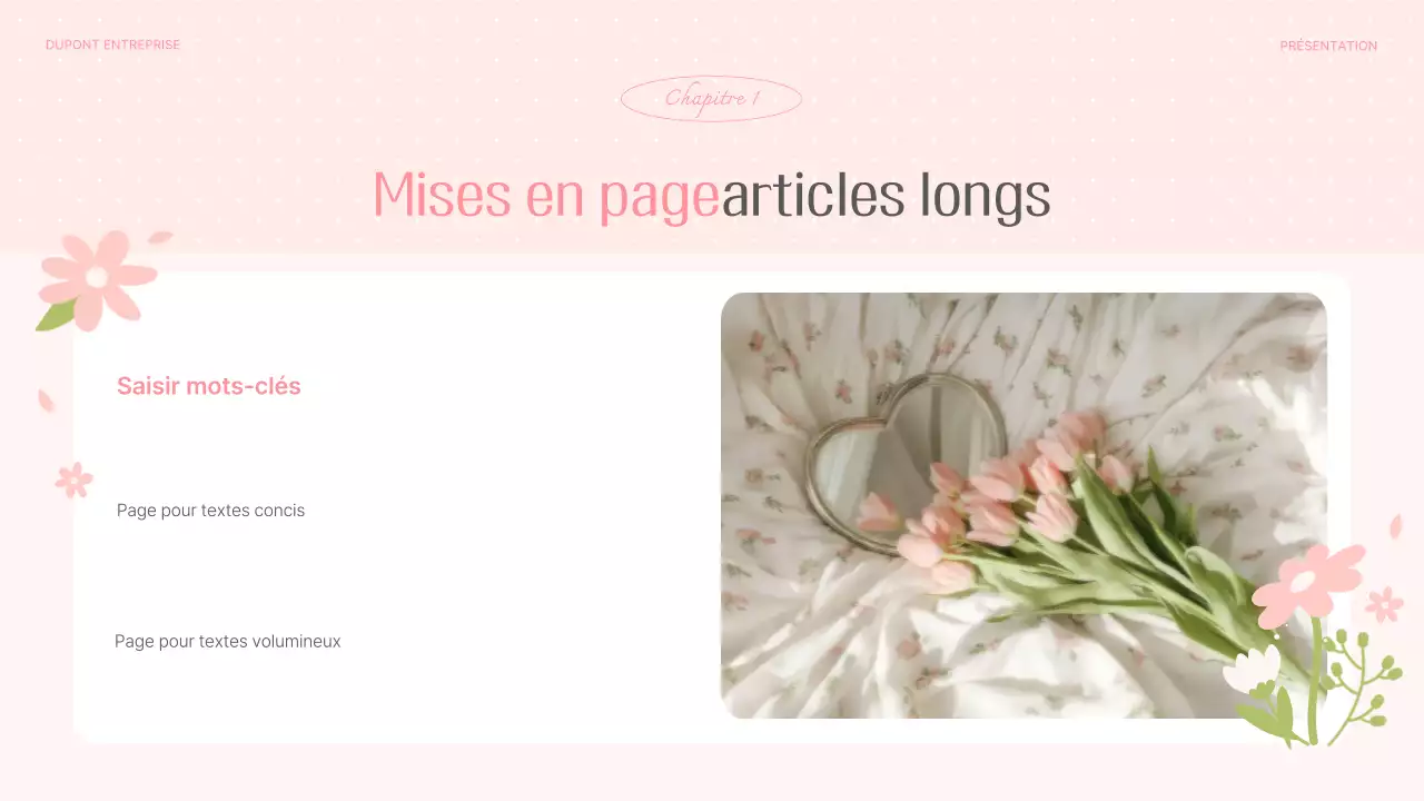 Planificateur d'arrière-plan floral rose et joli printemps