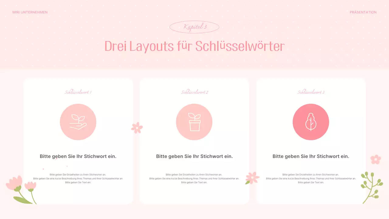 Rosa und hübsche Frühlingsblumen als Hintergrund für den Planer