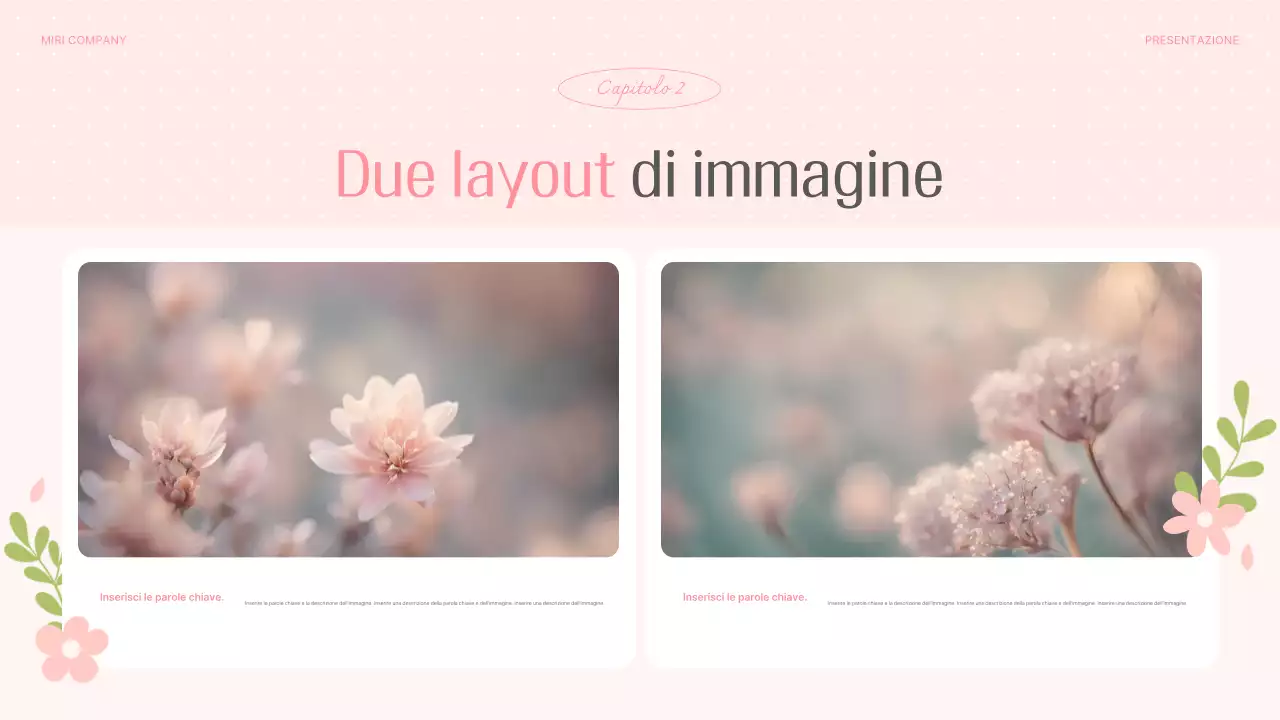 Pianificatore di sfondi floreali rosa e graziosi per la primavera