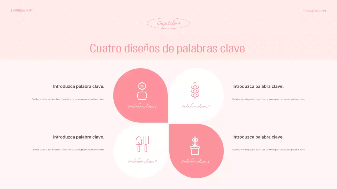 Planificador de fondo floral de primavera rosa y bonito