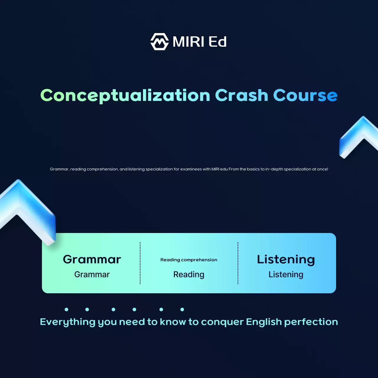 Anúncio do Especial de Formação Moderna Azul