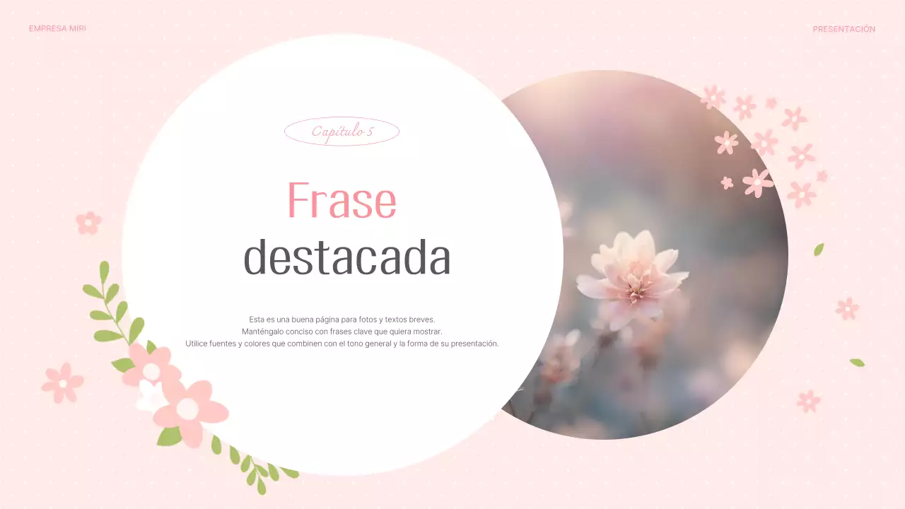 Planificador de fondo floral de primavera rosa y bonito