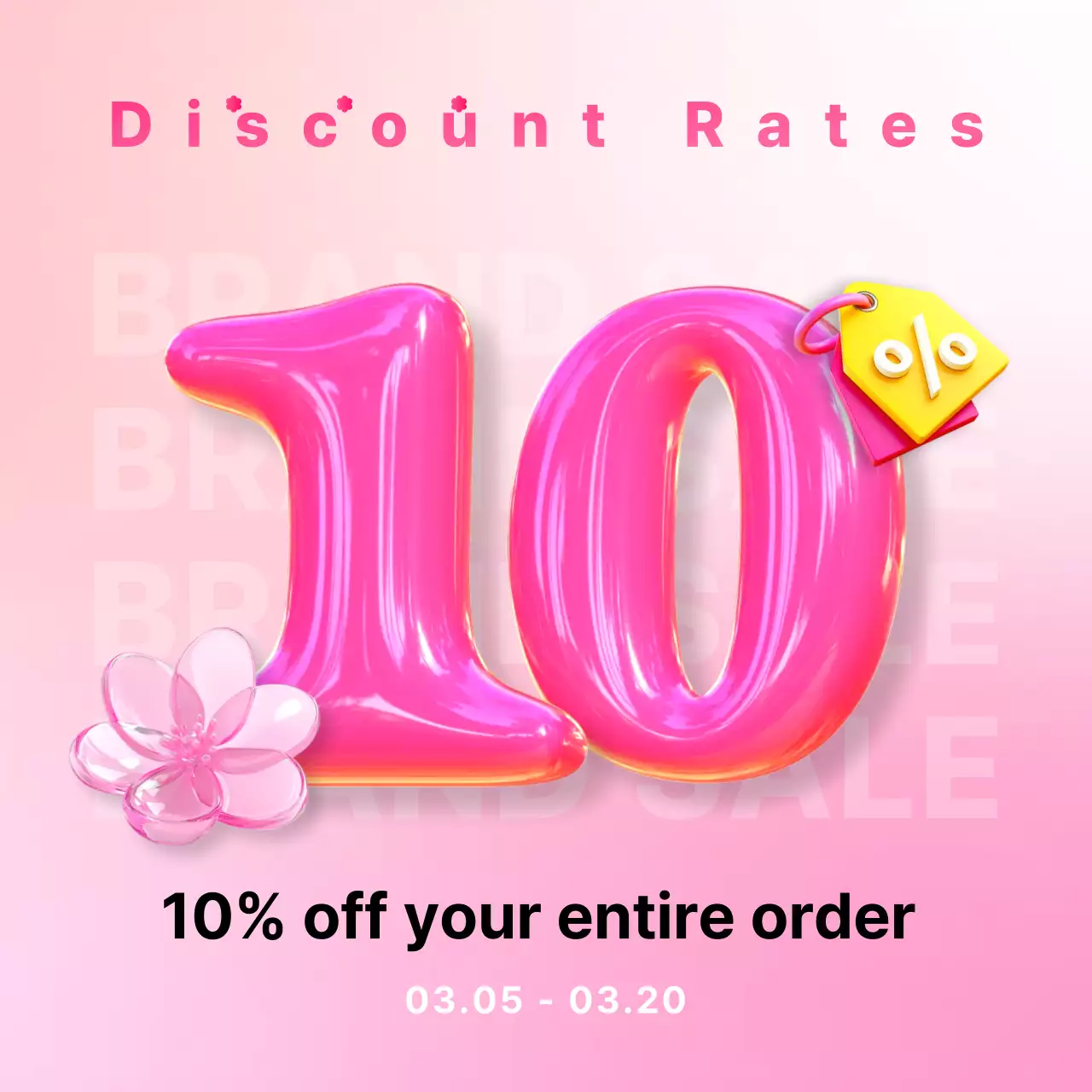 Promoção Pink Pop Sale