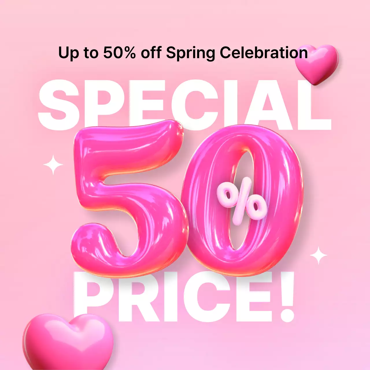 Promoção Pink Pop Sale