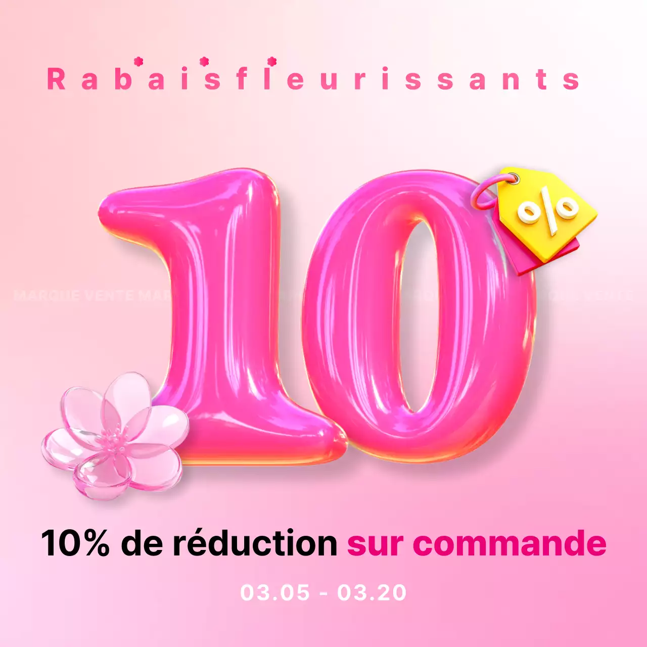 Promotion Pink Pop Sale