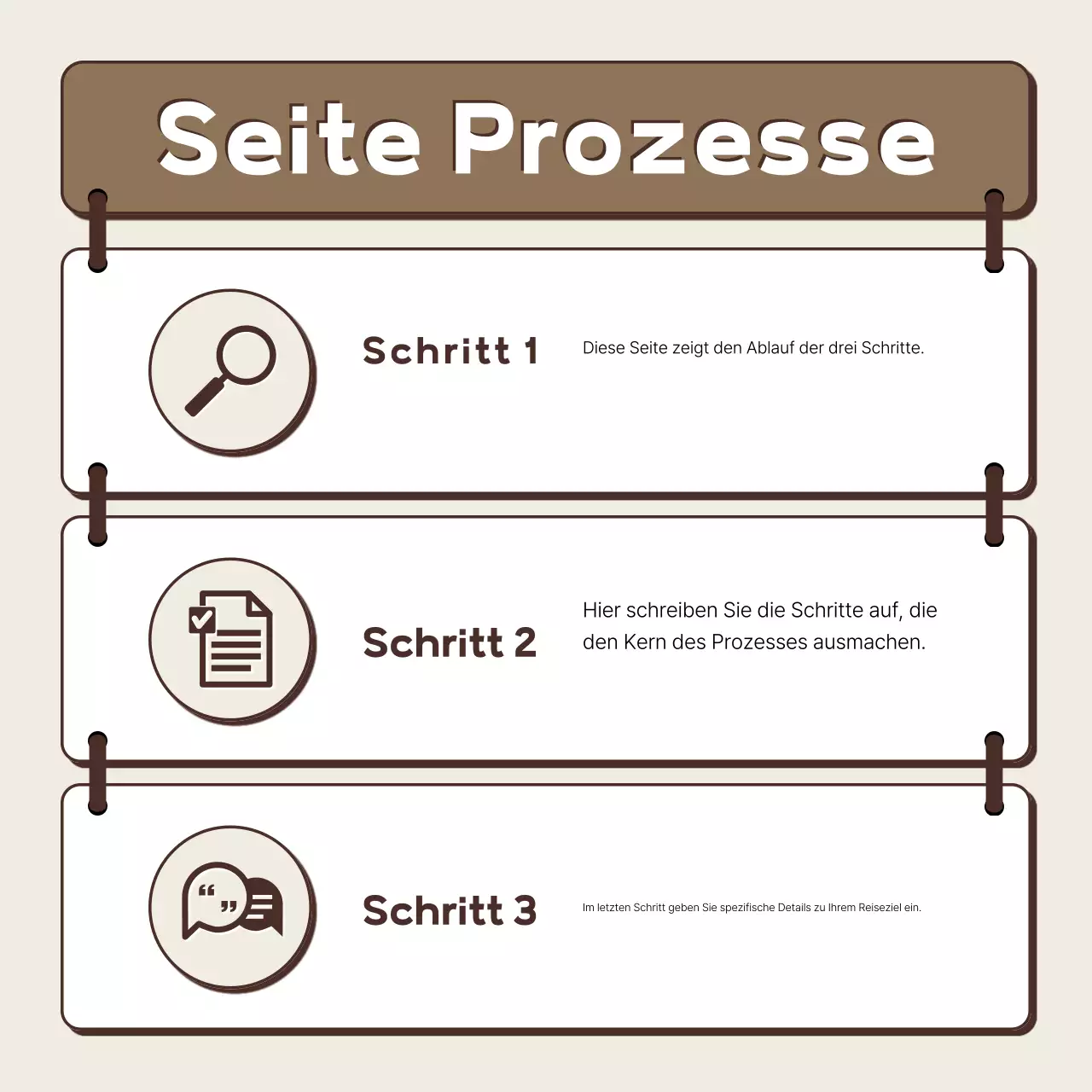 Beige Standarddesign Beschreibung