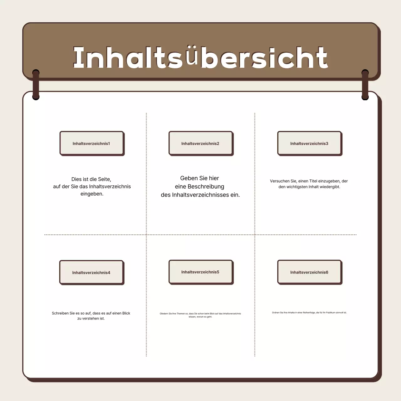 Beige Standarddesign Beschreibung