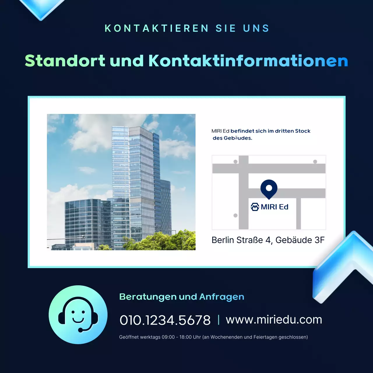 Ankündigung des Blue Modern Training Special