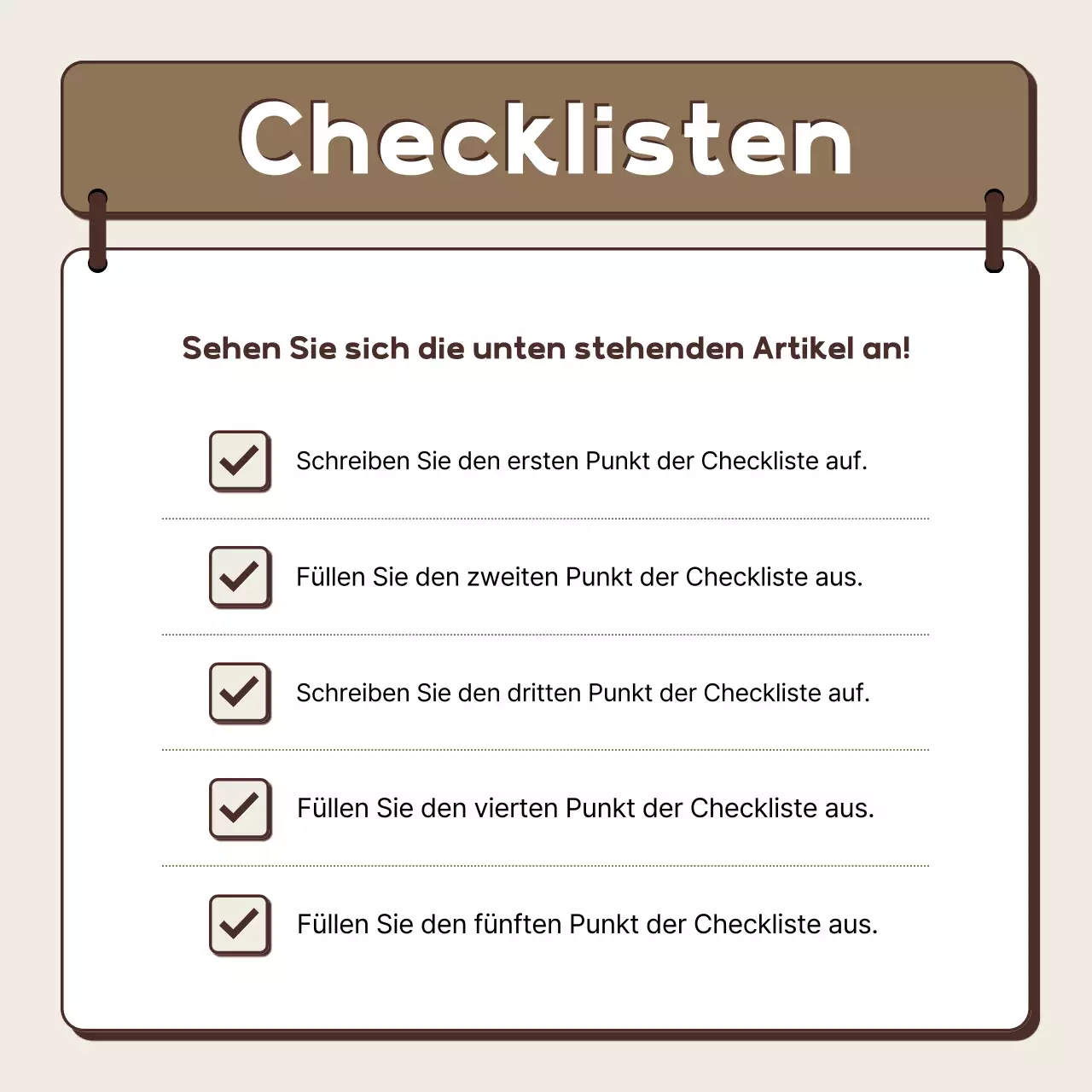 Beige Standarddesign Beschreibung