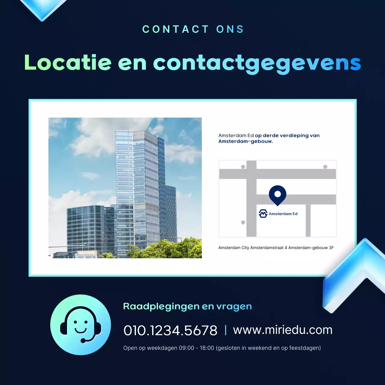 Aankondiging van de Blue Modern Trainingsspecial