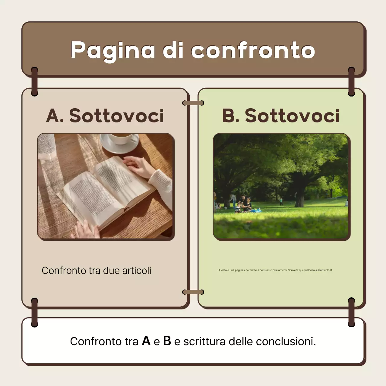 Descrizione del design predefinito beige