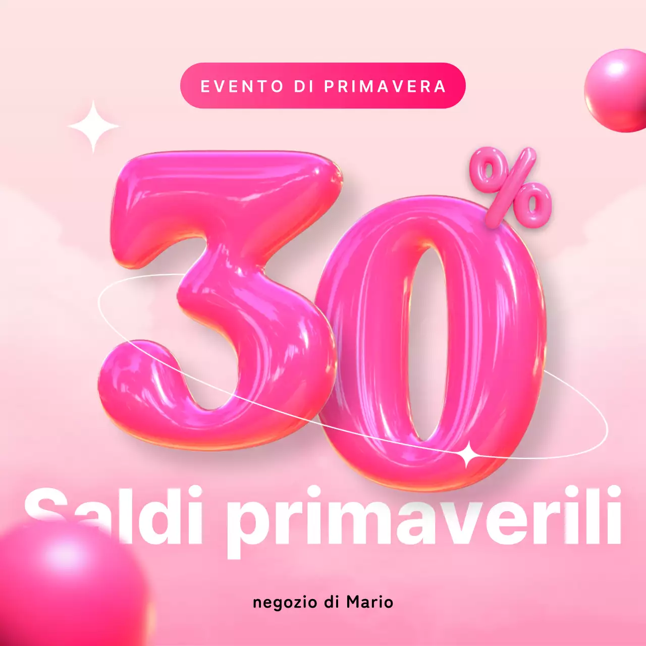 Promozione vendita Pink Pop