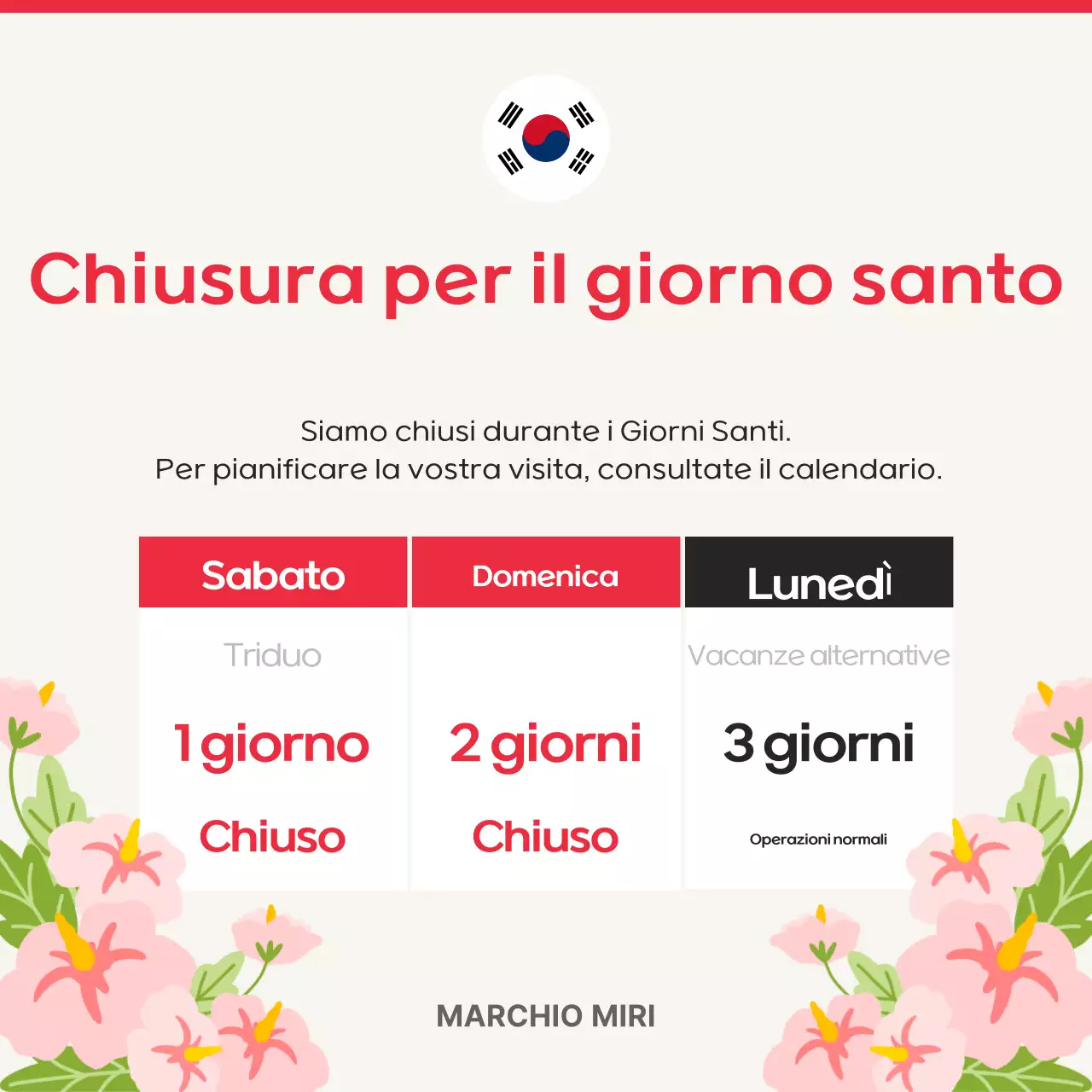 Vacanze rosse e pulite