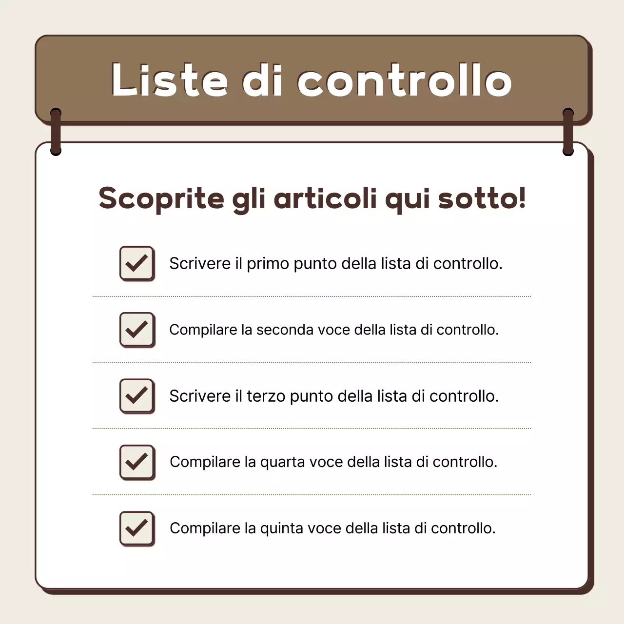 Descrizione del design predefinito beige