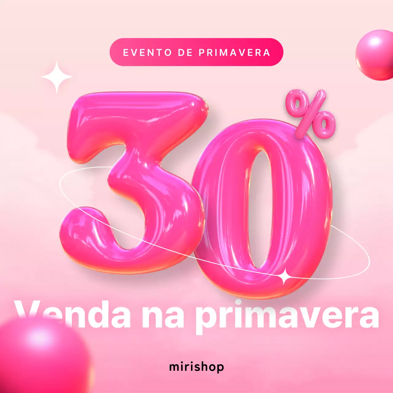 Promoção Pink Pop Sale