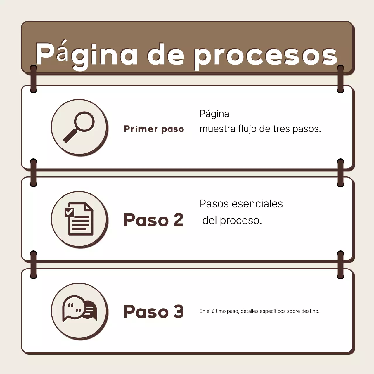 Descripción del diseño por defecto en beige