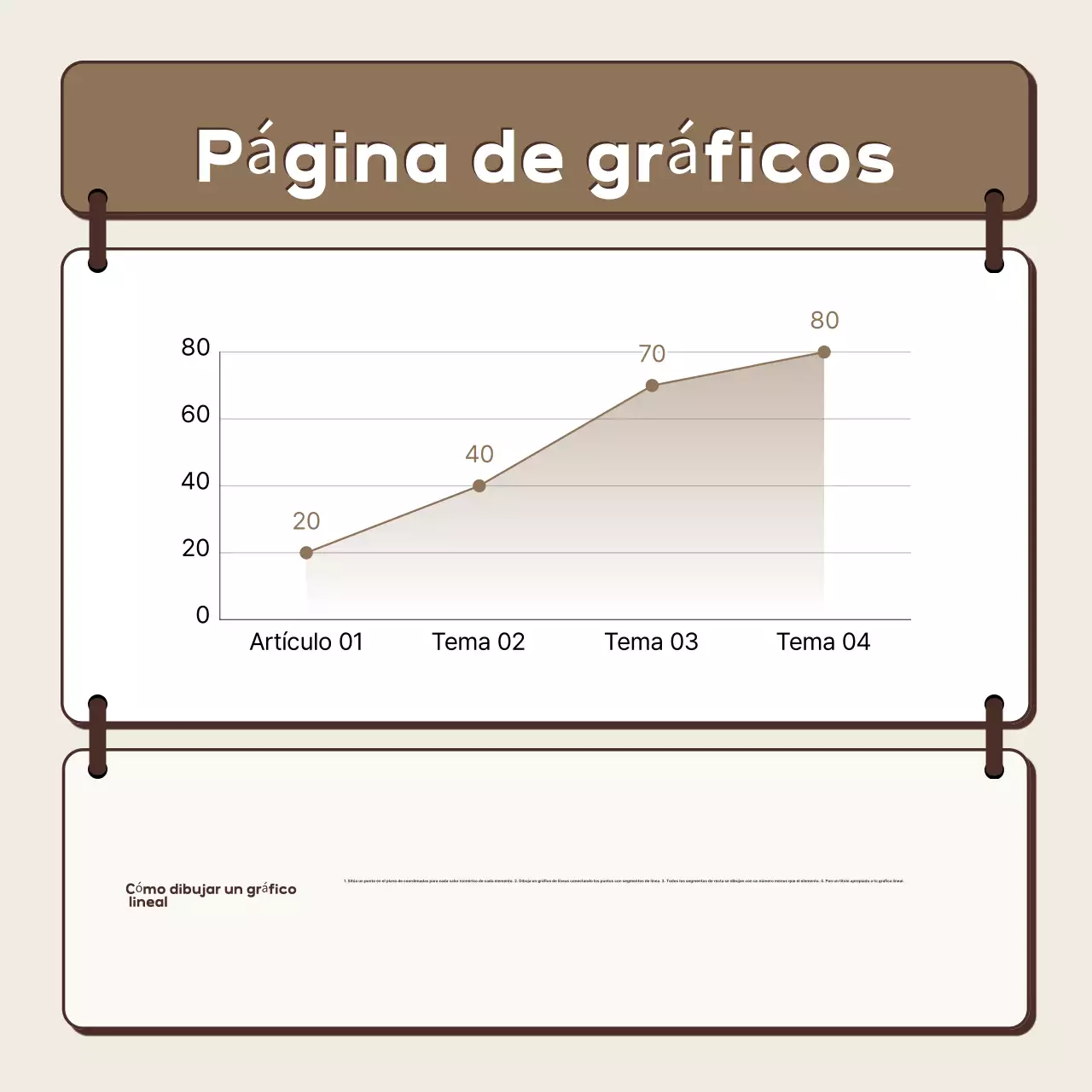 Descripción del diseño por defecto en beige