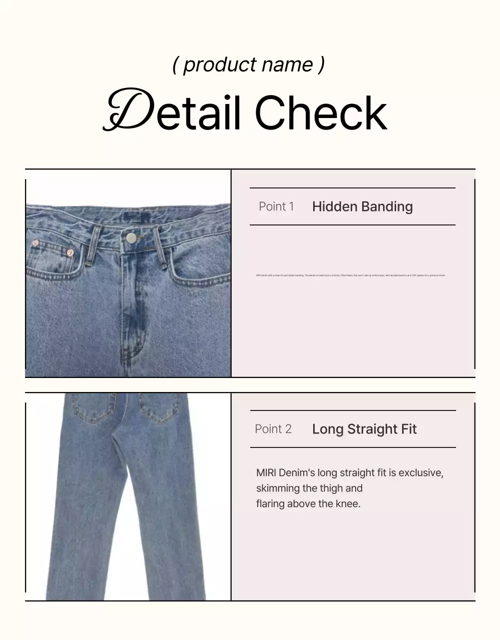 Quảng cáo thời trang hiện đại màu hồng be