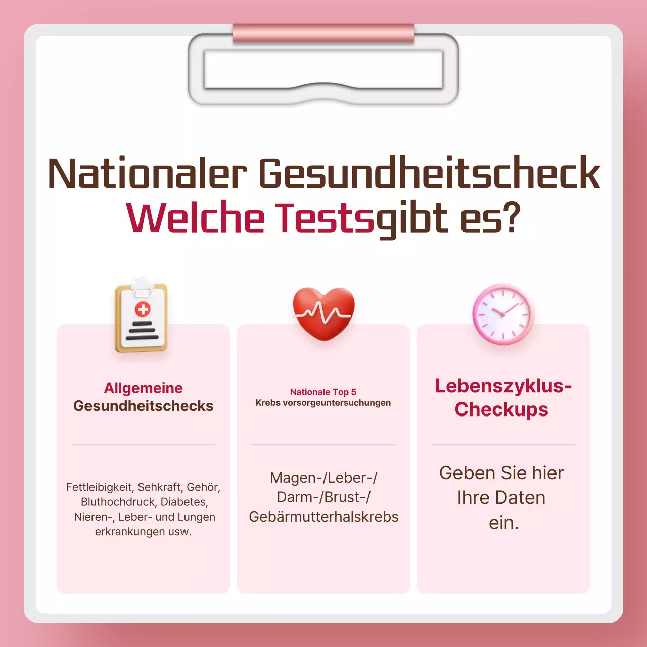 Pink Simple Health-Kampagne
