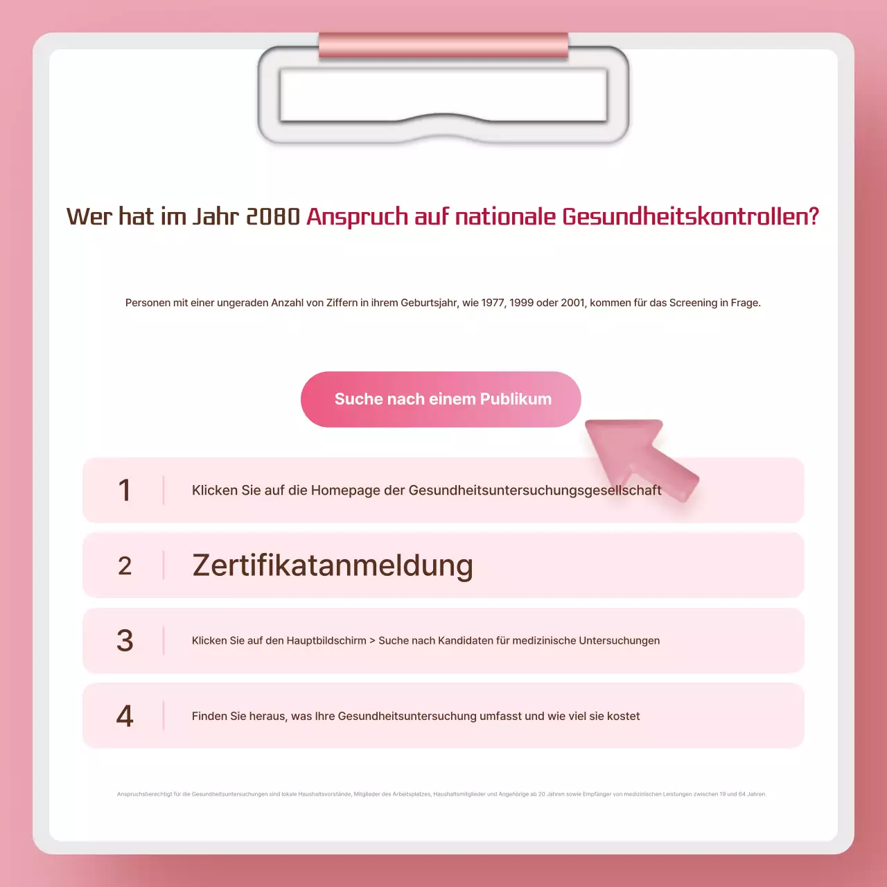 Pink Simple Health-Kampagne