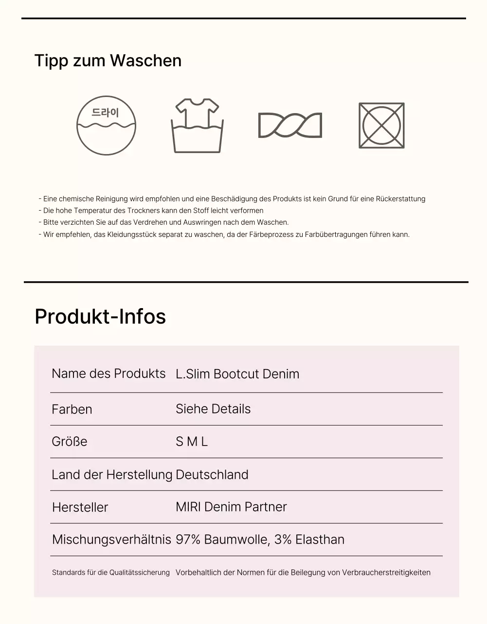 Beige-rosa moderne Modeanzeige