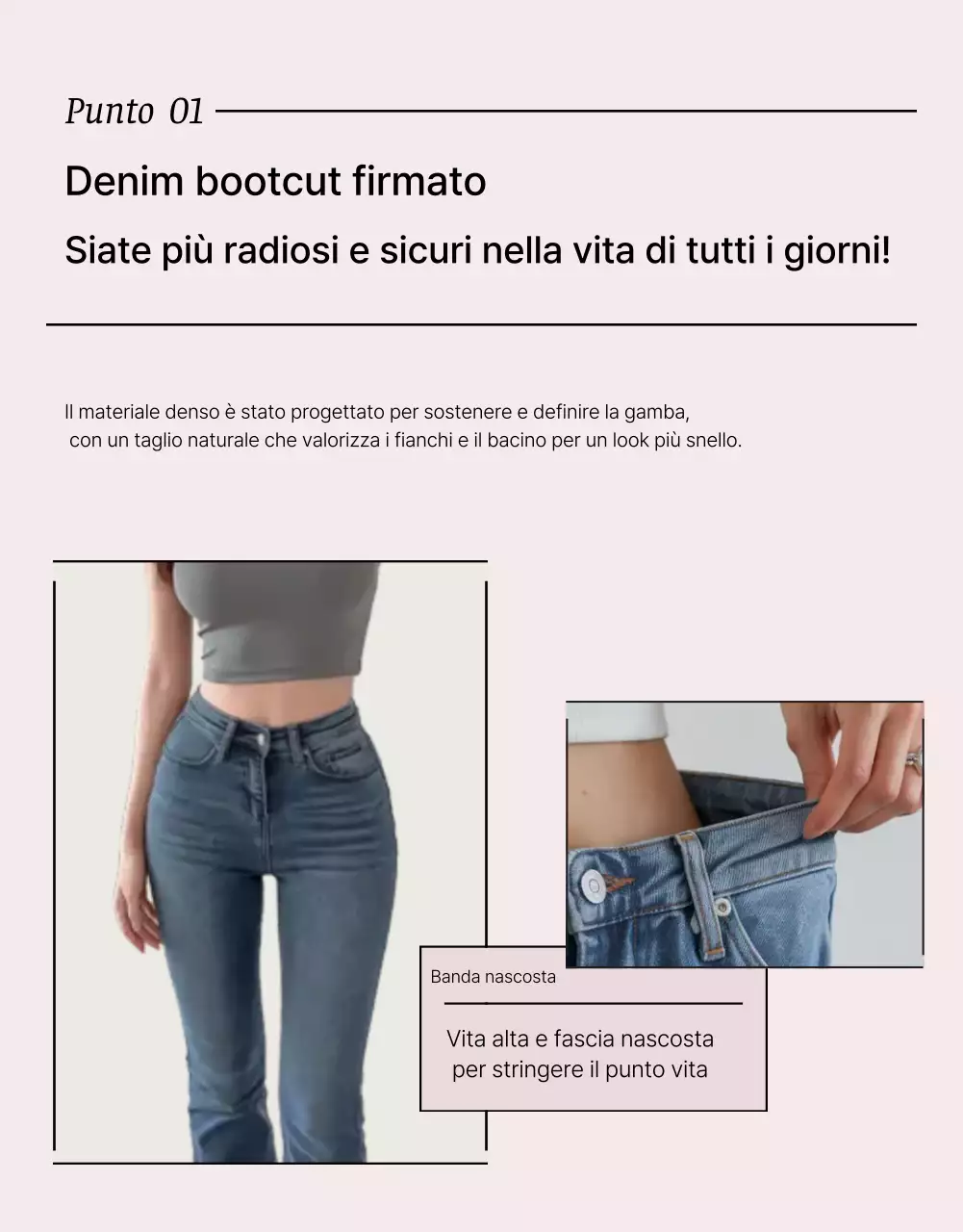 Pubblicità di moda moderna beige rosa