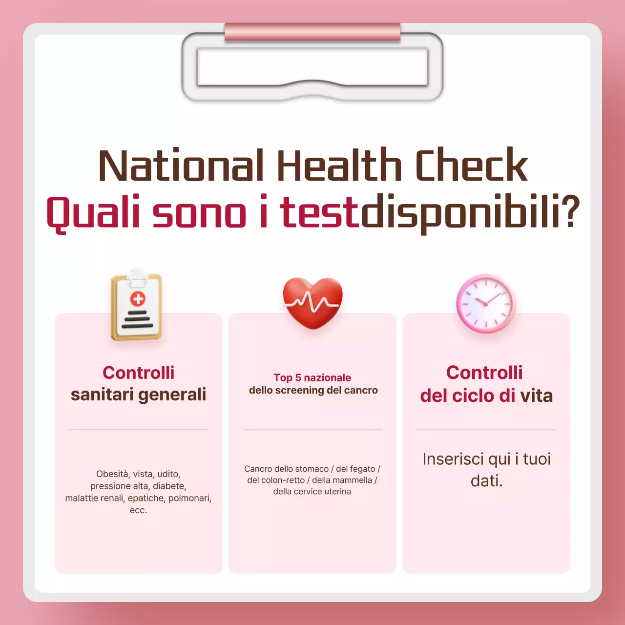 Campagna Pink Simple Health