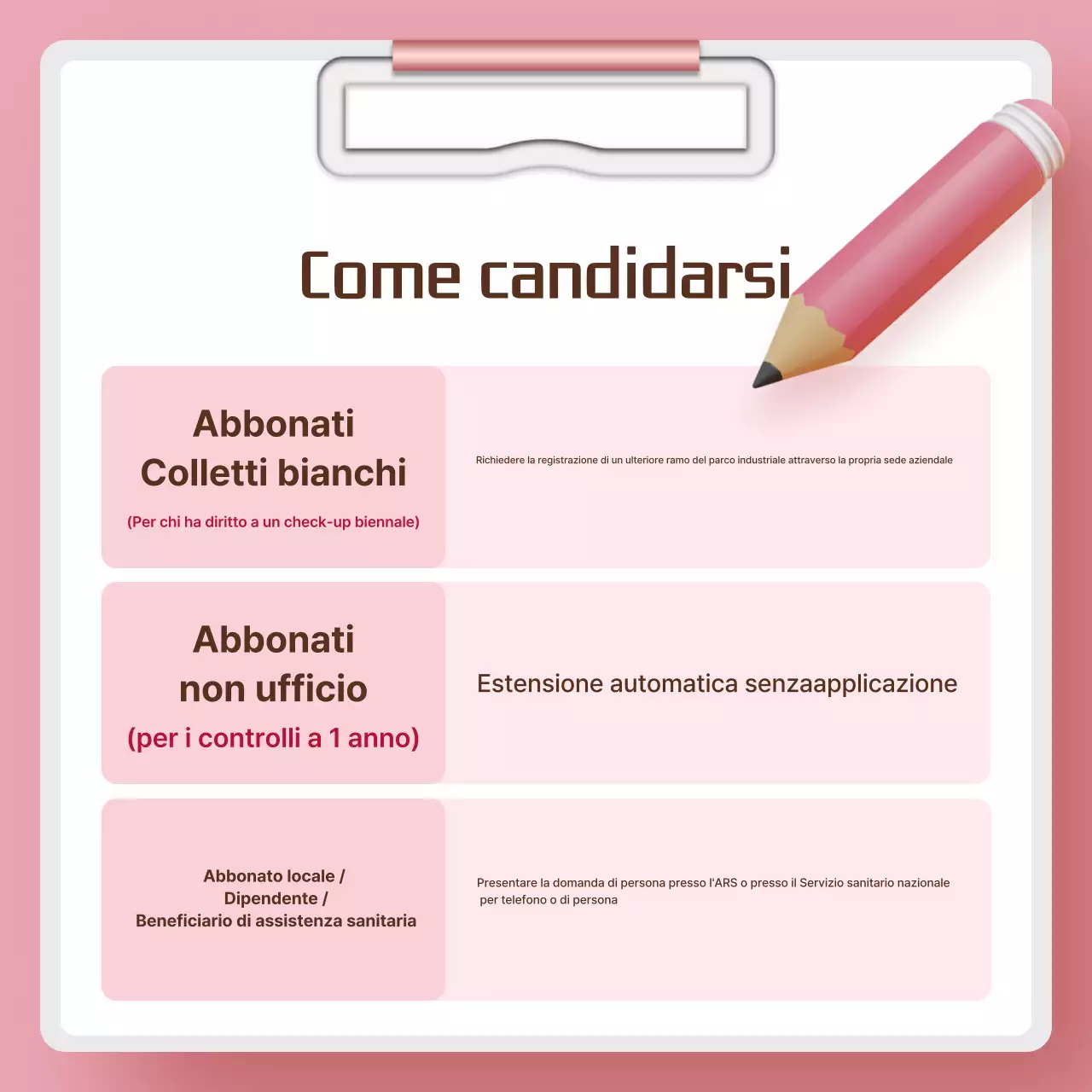 Campagna Pink Simple Health