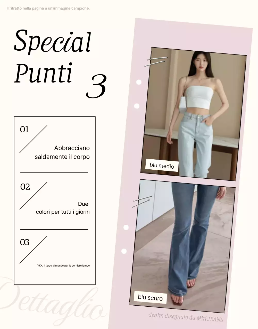 Pubblicità di moda moderna beige rosa