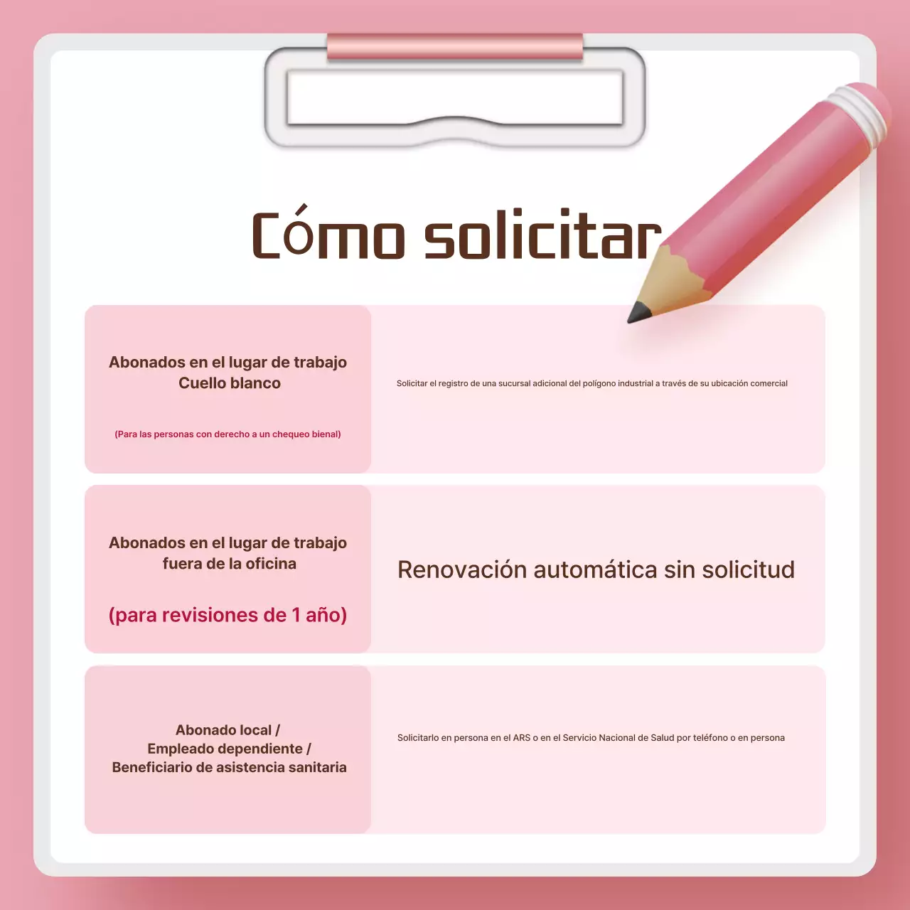 Campaña de salud Pink Simple