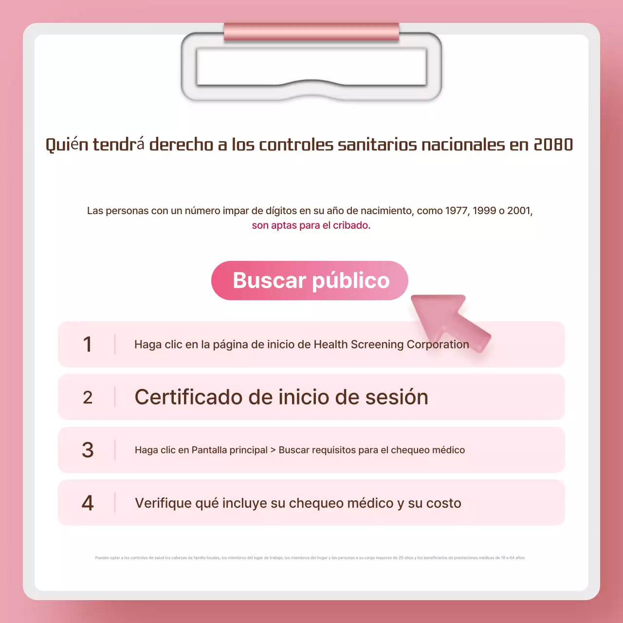 Campaña de salud Pink Simple