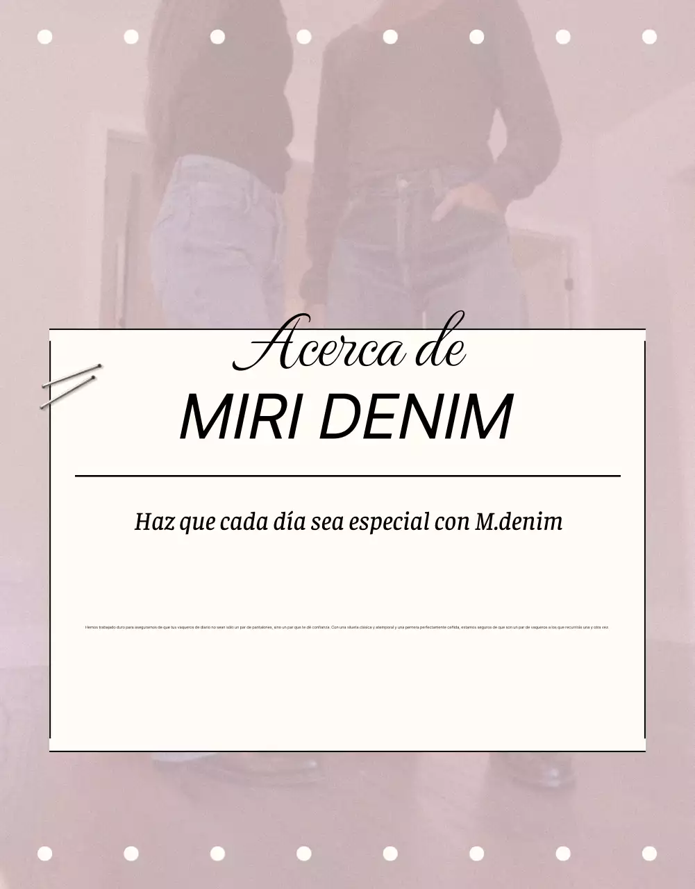 Anuncio de moda moderna rosa beige