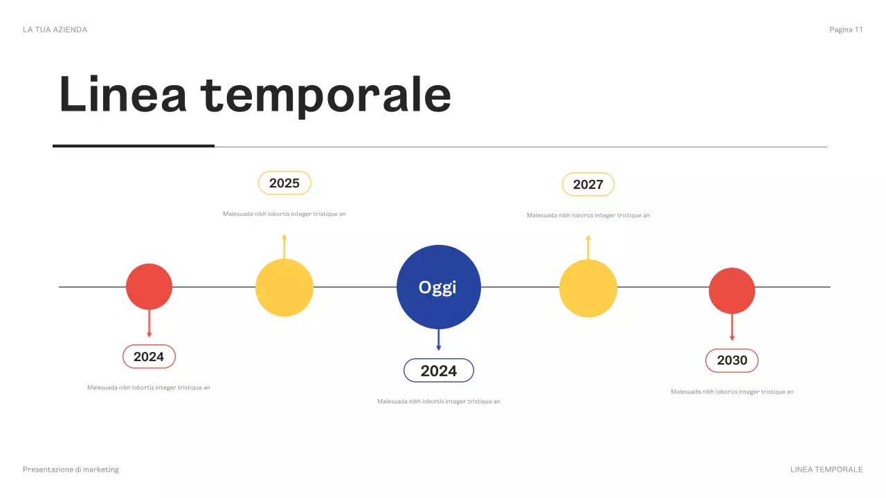 presentazione del marketing geometrico nero