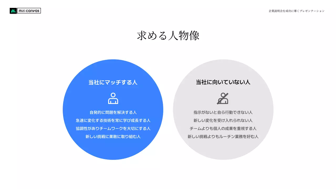 カラフル モダン 企業説明会 プレゼンテーション